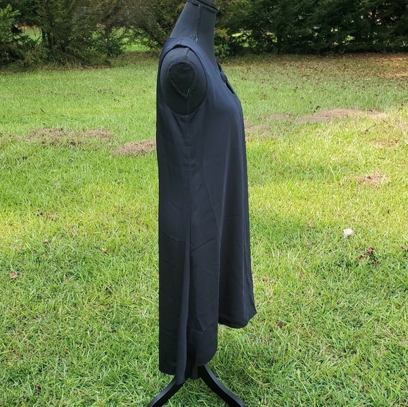 Long high-low black sleeveless Alfani dress NWT - Picture 3 of 5